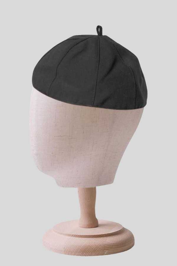 Black Zucchetto Cap Classic Clergy Skullcap Style