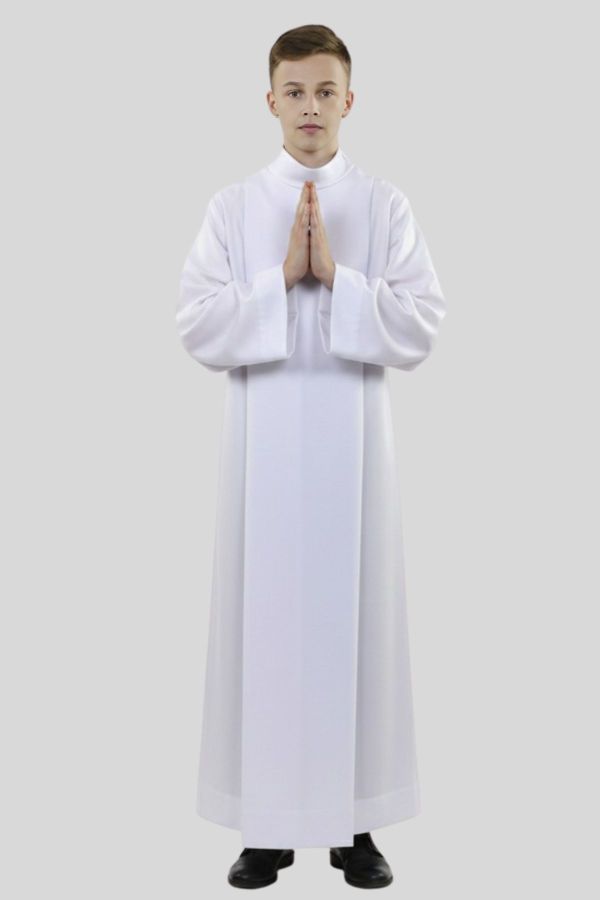 Classic Episcopal Alb for Altar Servers and Lectors