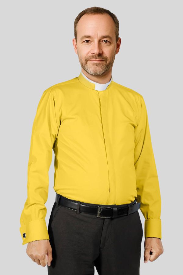French Cuff Clergy Shirts Golden