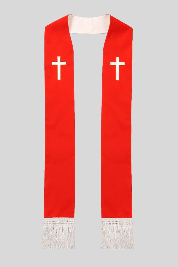 Elegant Pastor Stole for Church and Worship Services
