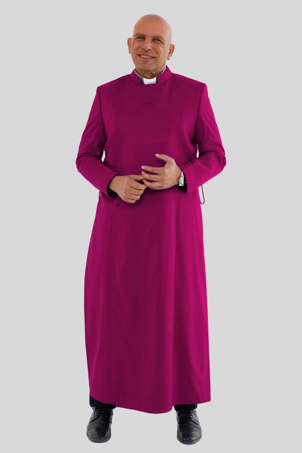 Refined Anglican Cassock Red Purple